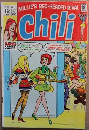 Marvel Comics: Millie's Red-Headed Rival, Chili #4-1969 Book