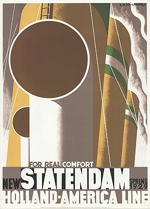 A.M. Cassandre-Statendam-1995 Lithograph