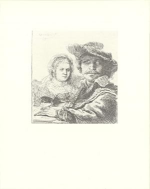 van Rijn Rembrandt-Rembrandt and his Wife Saskia-1968 Poster