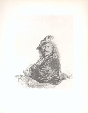 van Rijn Rembrandt-Self-Portrait Leaning on a Stone Sill-1968 Poster