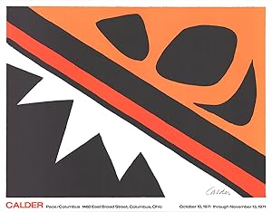 Alexander Calder-La Grenouille et la Scie (large)-1971 Lithograph