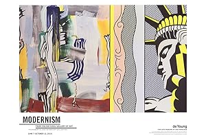 Roy Lichtenstein-Painting with Statue of Liberty-2014 Poster