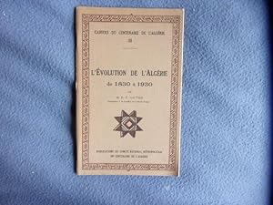 L'évolution de l'Algérie de 1830 à 1930