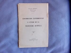 Contribution expérimentale à l'étude de la teinture d'ipicéa