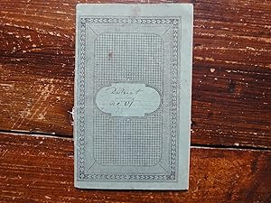 Handwritten Recipe Notebook 1889