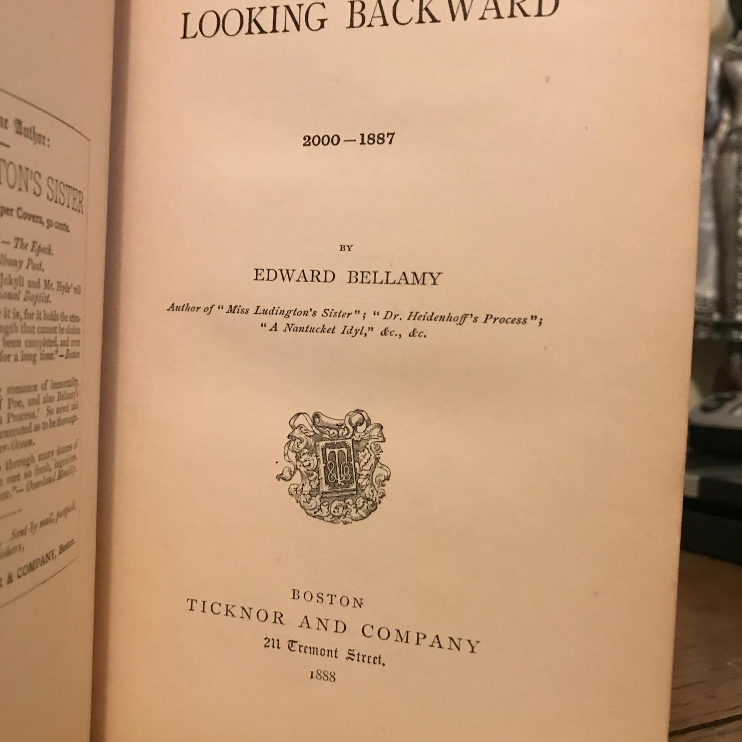 looking back edward bellamy looking back edward bellamy