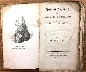 Denkwürdigkeiten der geheimen Gesellschaften in Unter-Italien insbesondere der Carbonari