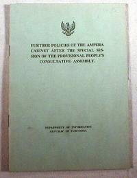 Further Policies of the Ampera Cabinet After the Special Session of the Provisional People's Cons...