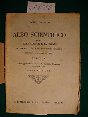 Albo scientifico ad uso delle scuole elementari in conformità dei nuovi programmi scolastici illu...