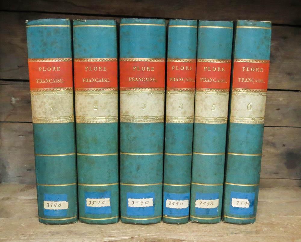 Flore francaise ou Descriptions succinctes de toutes les plantes qui croissent naturellement en France, disposees selon une nouvelle methode d'analyse, et precedees par un expose des principes elementaires de la botanique ... Par mm. de Lamarck et de Cand