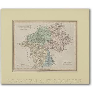 Antique Map of Westmorland From Leigh's New Pocket Atlas of England and Wales