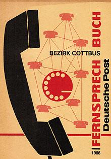 Fernsprechbuch Bezirk Cottbus Ausgabe 1986