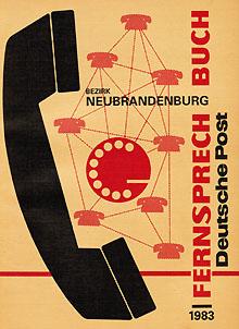 Fernsprechbuch Bezirk Neubrandenburg Ausgabe 1983