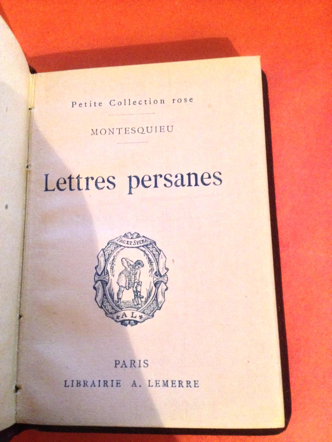 Lettres Persanes Par Montesquieu Tres Bon Etat Plein Cuir Rouge Rossignol Lettres Persanes Par Montesquieu Tres Bon Etat Plein Cuir Rouge Rossignol
