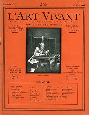 L'Art Vivant n°33 de mai 1926