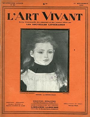 L'Art Vivant n°95 de décembre 1928