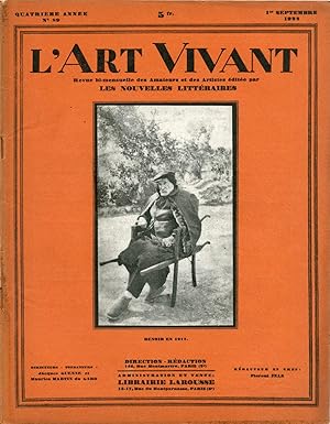 L'Art Vivant n°89 septembre 1928