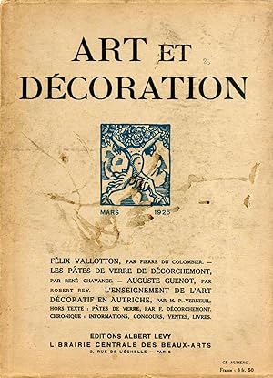 Art et Decoration mars 1926