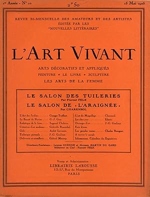 L'Art Vivant n°10 du 15 mai 1925