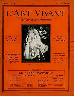 L'Art Vivant n°45 du 1er novembre 1926