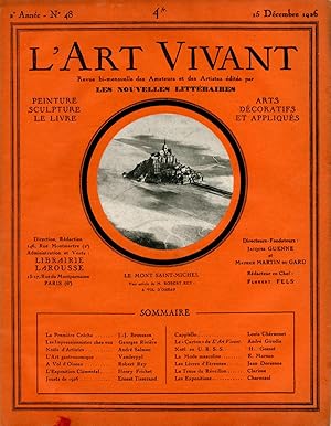 L'Art Vivant n°48 du 15 décembre 1926