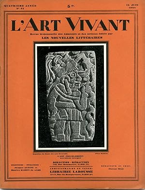 l'Art Vivant n°84 du 15 juin 1928