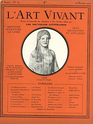 L'Art Vivant n°52 du 15 février 1927