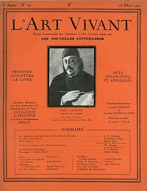 L'Art Vivant n°54 du 15 mars 1927