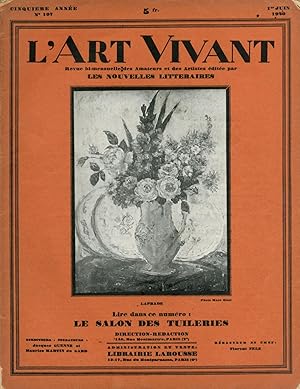 L'Art Vivant n°107 du 1er juin 1929