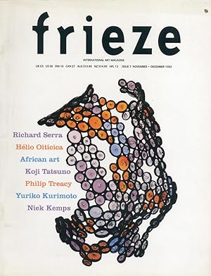 Frieze International Art Magazine n°7 -decembre 1992-