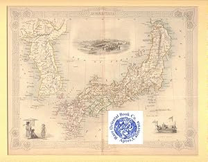 JAPAN & COREA. An Engraved Map.