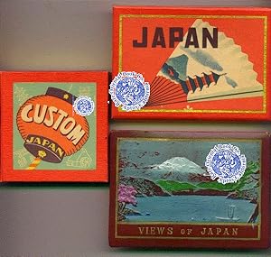 A SET OF THREE-BOXED PHOTOGRAPHS OF POST-WORLD WAR II JAPAN:Lovely Sets of Photographs Done Just ...
