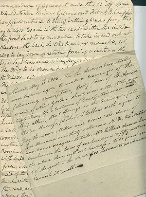 Two Early 19th-Century Manuscript Orders for Carriages, Newark, NJ