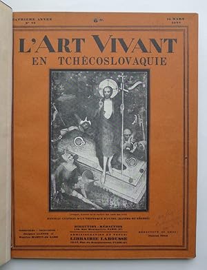 L'art vivant en tchecoslovaquie. L'Art Vivant, Quatrième année., No.28, 15 Mars 1928.