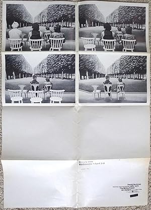 -1969 Lithograph lg David Hockney-Corbusier Chair and Rug