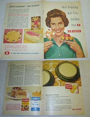 Mal Pudding mal Eis - beides von Dr. Oetker