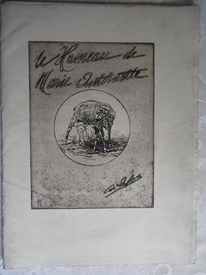 LE HAMEAU DE MARIE ANTOINETTE - VERSAILLES - EAUX FORTES DE GASTON LAPLACE - 1/75 Nté 38 - 1913