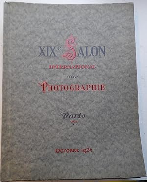 XIXe SALON INTERNATIONAL DE PHOTOGRAPHIE PARIS octobre 1924