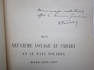 MON NEUVIEME VOYAGE AU SAHARA ET AU PAYS TOUAREG Mars-Juin 1897 - RAPPORT - EX-DONO MANUSCRIT DE ...