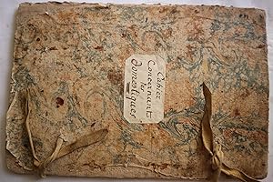 CAHIER MANUSCRIT DE DOMESTICITE DE MADAME DE CUISEAUX POUR LA TENUE DE L'HOTEL NAYME. "CAHIER DE ...