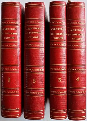 AVANTURES SURPRENANTES DE ROBINSON CRUSOE Traduites de l'Anglois contenant son retour dans son Is...