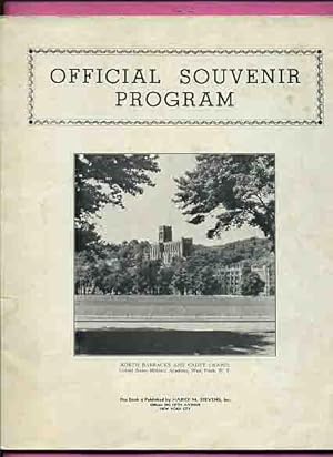 Official Souvenir Program (Of The 1937 Army - Notre Dame Football Game) -