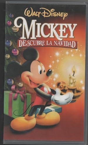 PELÍCULA VÍDEO VHS MICKEY DESCUBRE LA NAVIDAD, WALT DISNEY (CINE INFANTIL-DIBUJOS ANIMADOS)