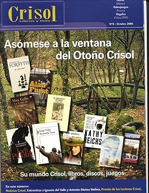 CRISOL LIBROS Y MÁS (REVISTA DE LA LIBRERÍA CRISOL - MADRID) Nº 8 OCTUBRE 2006