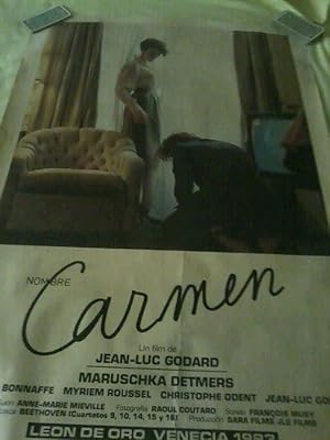 CARTEL ESTRENO PELÍCULA CARMEN 1983 70x100CMS.