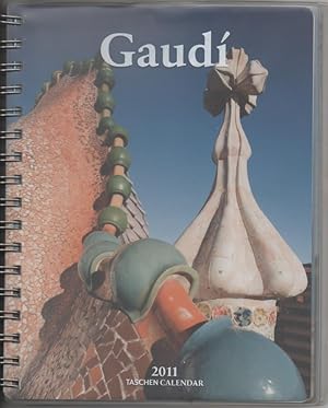 GAUDÍ 2011 TASCHEN CALENDAR CONSERVA TODAS LA FOTOS Y LA ENCUADERNACIÓN. COMO NUEVO.