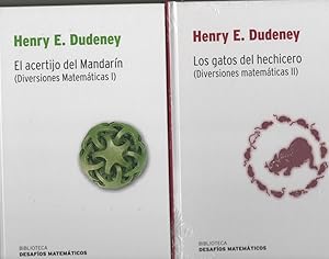 DIVERSIONES MATEMÁTICAS I y II: EL ACERTIJO DEL MANDARÍN y LOS GATOS DEL HECHICERO. 2 TOMOS: