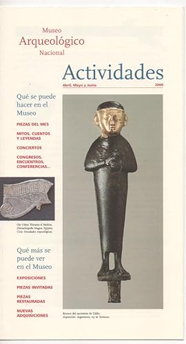 PROGRAMA MUSEO ARQUEOLÓGICO NACIONAL, MADRID AÑO 2000