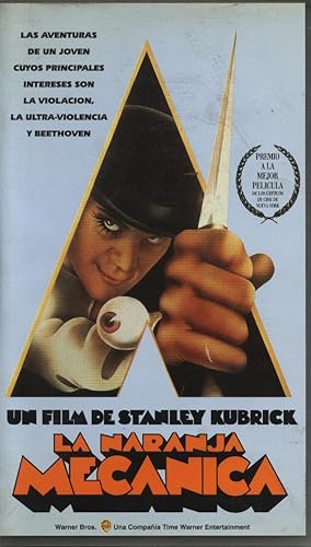 PELÍCULA VÍDEO VHS LA NARANJA MECÁNICA, STANLEY KUBRICK (CINE CIENCIA FICCION)