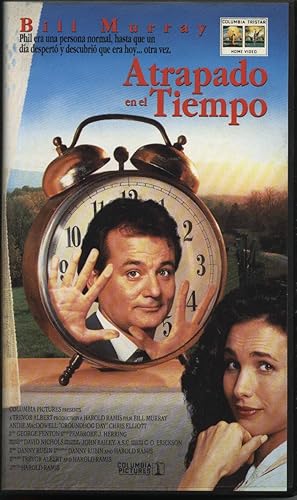 PELÍCULA VÍDEO VHS ATRAPADO EN EL TIEMPO, BILL MURRAY (CINE CIENCIA FICCION)